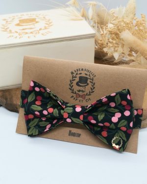 Noeud papillon homme en Liberty Cherry Drop Piccadilly