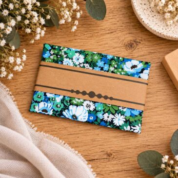pochette costume homme mariage cérémonie, made in France en Liberty of London thorpe vert
