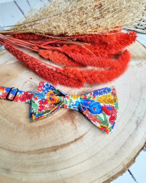 Nœud papillon pré-noué pour homme Liberty Margaret Annie Blue