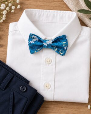 noeud papillon enfant mariage baptême, anniversaire, communion en liberty maya
