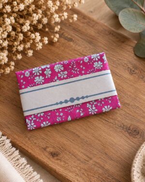 pochette costume homme mariage cérémonie, made in France en Liberty of London capel rouge