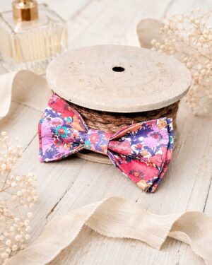 Noeud papillon pour homme Liberty meadow song dusk, mariage, made in France, , fabriqué en Occitanie