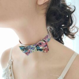 Nœud papillon femme Liberty Margaret Annie Figue