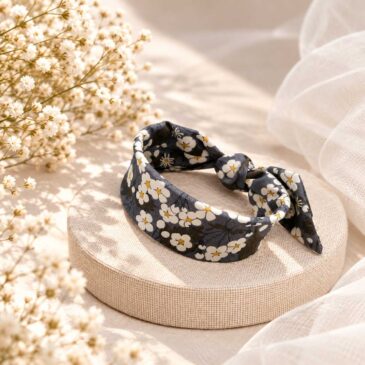 Bracelet jonc à nouer large Liberty Mitsi Etain