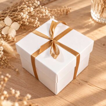 Mademoisellle Pap' et Cie Mariage, boite cadeau fleur bijoux, bracelet femme, mariée, demoiselles d'honneur, invités, pour bracelet noeud papillon en Liberty of London