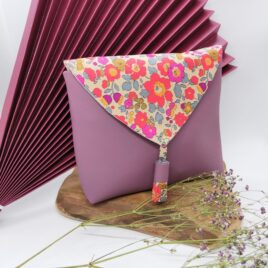 Trousse à maquillage en Liberty Betsy Fluo Thé