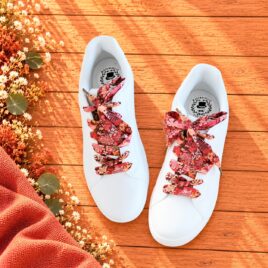 lacets baskets, converses, sneakers, docs mariage made in france en liberty of london ciara fauve brun