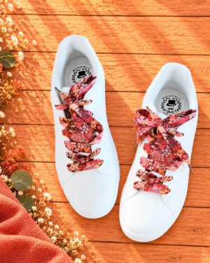 lacets baskets, converses, sneakers, docs mariage made in france en liberty of london ciara fauve brun