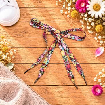 lacets baskets, converses, sneakers, docs mariage made in france en liberty of london thorpe aqua irisé multicolore