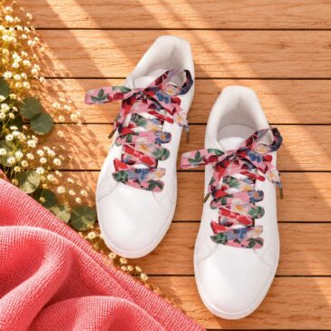 lacets baskets, converses, sneakers, docs mariage made in france en liberty of london nysa antique pink, rose vintage